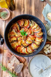 Briam - griechischer Gemüseauflauf mit Olivenöl